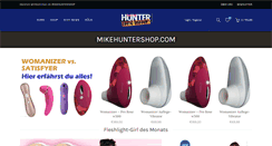 Desktop Screenshot of mikehuntershop.com